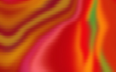 Swirl Gradient Abstract Background &ndash; Red Orange Pink Green Texture Art. Modern Abstract Red Orange Pink Green Blurred Glassed Gradient background. Ribbed glass texture