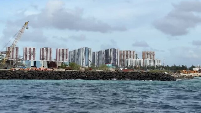 Urban Coastal Construction Site