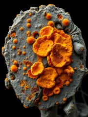 Rust fungus infection, SEM