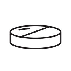 Editable Tablet Line Icon