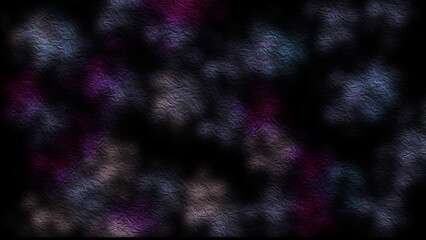 Background image- Dark abstract textured background with swirling purple blue and pink patterns