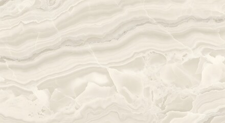 Exquisite Onyx Marble Texture in Warm Beige and Cream Tones - Fluid, Wavy Pattern for Luxury Translucent Stone and Elegant Interior Design
