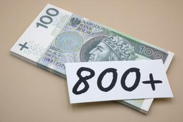 Social program in Poland 800+.
