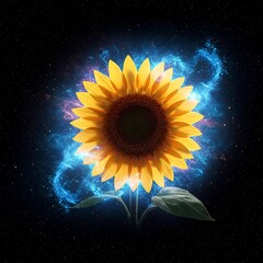 Sunflower energy burst