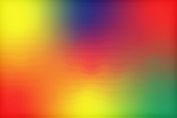 Multicolor Gradient Wave Background – Abstract Red Yellow Green Blue Texture Art. Modern Abstract Red Yellow Green Blue Blurred Glassed Gradient background. Ribbed glass texture