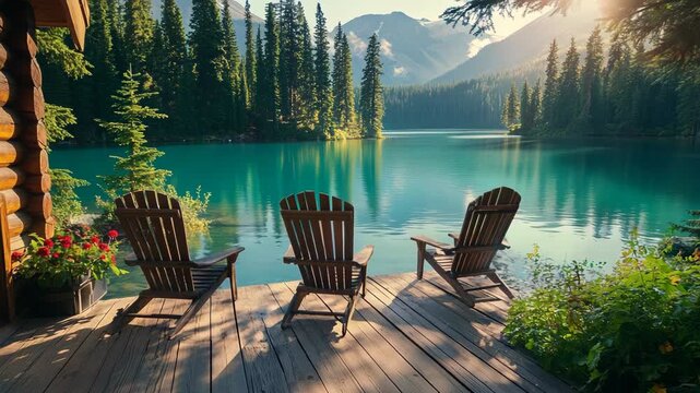 Explore a lakeside retreat with breathtaking mountain views. Engage in nature through camping, fishing, hiking, and meditation, all in a serene setting that rejuvenates the soul and offers tranquility