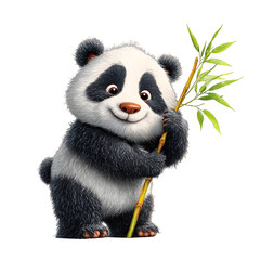 Obraz premium 3d panda bear