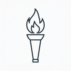 Simple torch icon