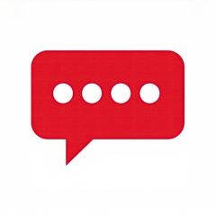 Red speech bubble icon with three white dots (6)
