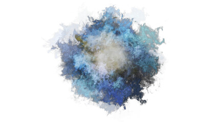 Blue Fire Smoke Overlay