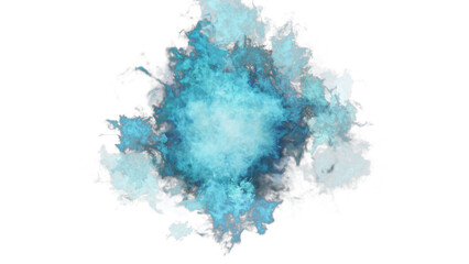 Blue Fire Smoke Overlay