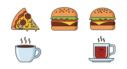 fast food icons