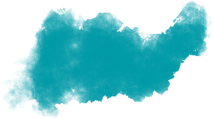 Watercolor stain decoration