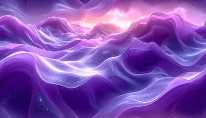 Obraz premium Abstract purple landscape