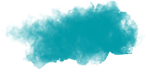 Watercolor stain decoration