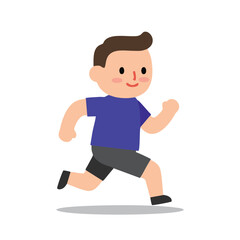 running boy vector