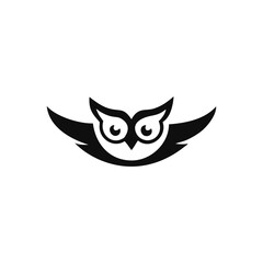 Creative Owl Icon Vector Logo Template