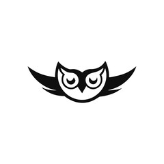 Creative Owl Icon Vector Logo Template