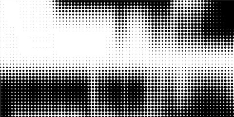 Fototapeta premium Halftone dot pattern texture, halftone background abstract