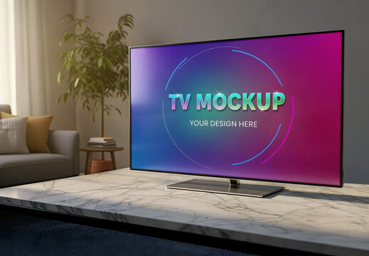 Tv Mockup Living Room