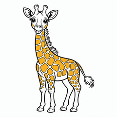 Obraz premium giraffe vector illustration