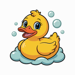 rubber duck in water