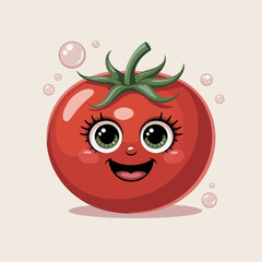 Obraz premium funny tomato cartoon
