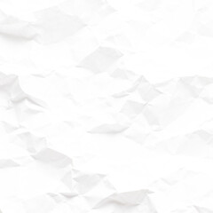 Transparent crumpled plastic surface with creases and folds texture