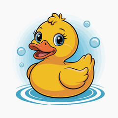 rubber duck in water