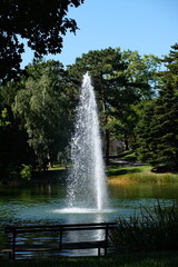 Wasserfont&auml;ne im Park