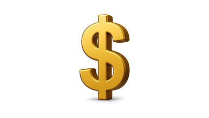 Golden dollar sign, 3D Dollar sign, Dollar currency vector, dollar vector 