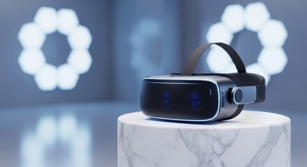Immersive Virtual Reality Headset for Advanced Mental Health Support and Futuristic Digital Wellbeing Therapy