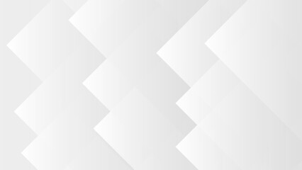 Minimalist abstract background featuring layered geometric shapes in a soft grayscale palette. Diamond and parallelogram patterns create a subtle three-dimensional depth.
