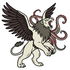 Creature with Mixed Animal Features