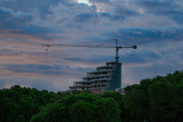 building under construction