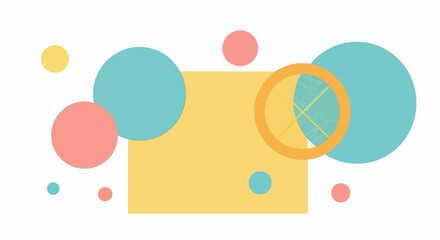 easter card with eggs