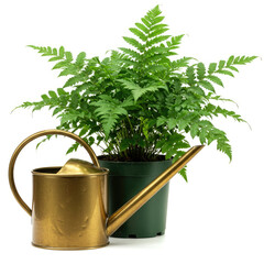 green watering can