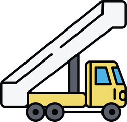 Aviation Vector Icon Set – Air Travel, Airport Services, and Flight Safety Elements