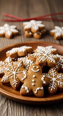 Gingerbread cookies festive holiday treats
