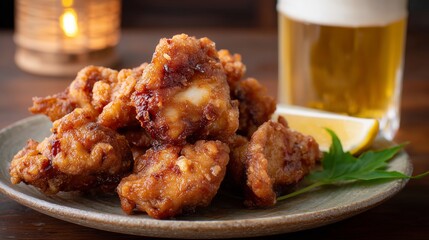 grilled chicken wings with beer