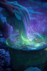 Fantasy Laundry with Sparkling Water