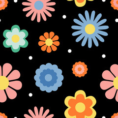 Playful Groovy Flower Power