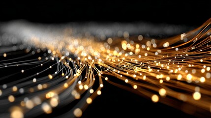 Dynamic Illumination Symphony Abstract Particle Motion Radiance with Vivid Colors and Energy Flow