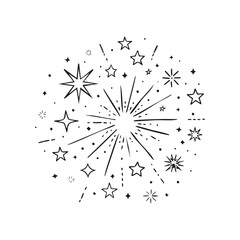 Hand Drawn Star Outlines