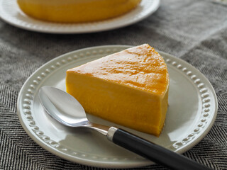 手作りのかぼちゃプリン