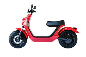 Obraz premium Urban Electric Scooter Isolated on transparent background