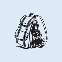 Vector-silhouette-of-backpack-icon-white-background_