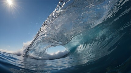 Inside a Perfect Ocean Wave Barrel