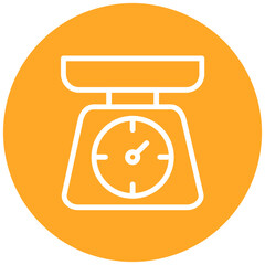 Kitchen Scale line icon style