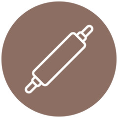 Rolling Pin line icon style